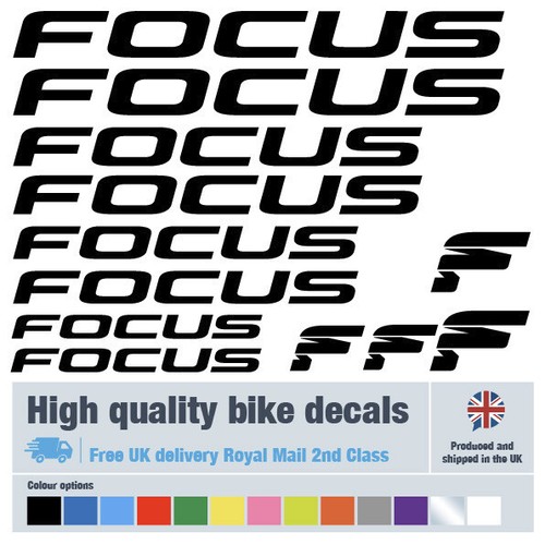 Focus bike decals labels - , with
