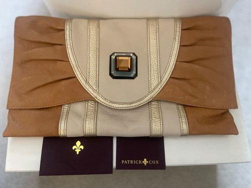 Patrick cox clutch tan - cox, tan,
