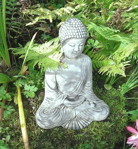 Stone garden sitting lotus - sitting,