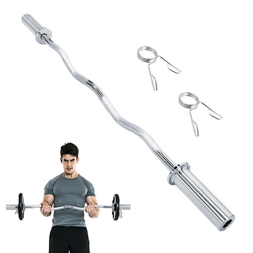 Olympic barbell curl bar - barbell,