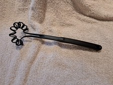 PAMPERED CHEF Spiral Whisk #2330 11" Black NYLON Cooking Utensil RETIRED  Used