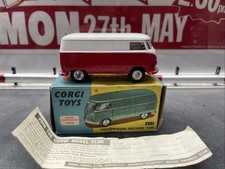 CORGI 433 VOLKSWAGEN DELIVERY VAN IN EXCELLENT CONDITION WITH BOX