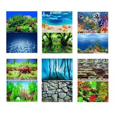 Aquarium Fish Tank Background Backdrop Poster - 2 to 6 FT Length 50cm High