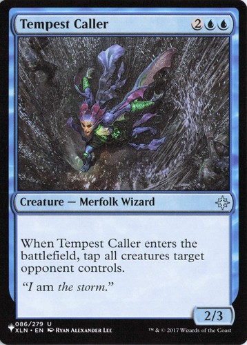 Tempest caller 086 279 - 086/279, list
