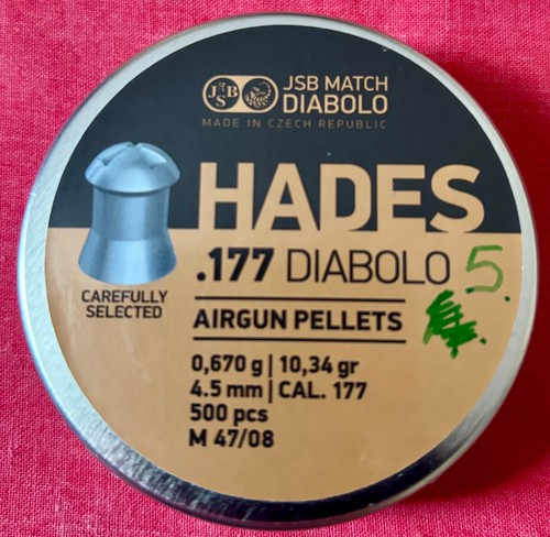 Jsb hades diabolo pellets 177 - hades,