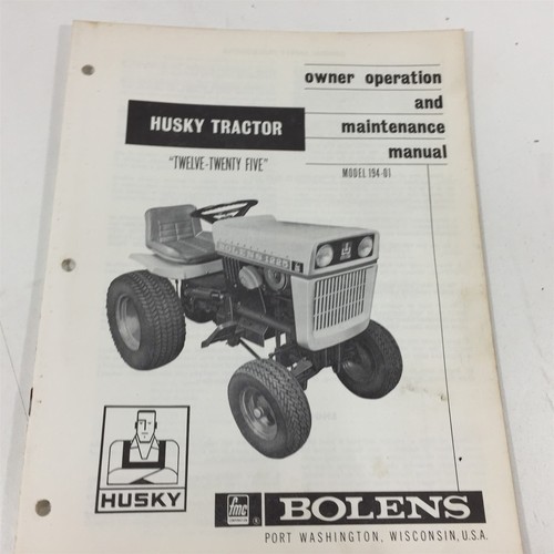 Bolens husky twelve twenty - bolens, twelve-twenty