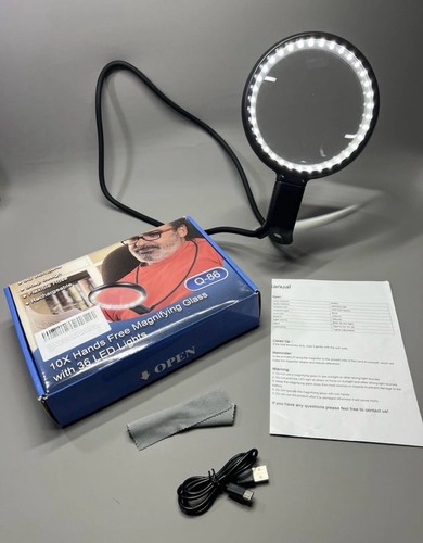 Hands free neckband magnifying - neckband,