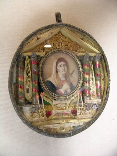 Reliquary relic saint mary - relic,