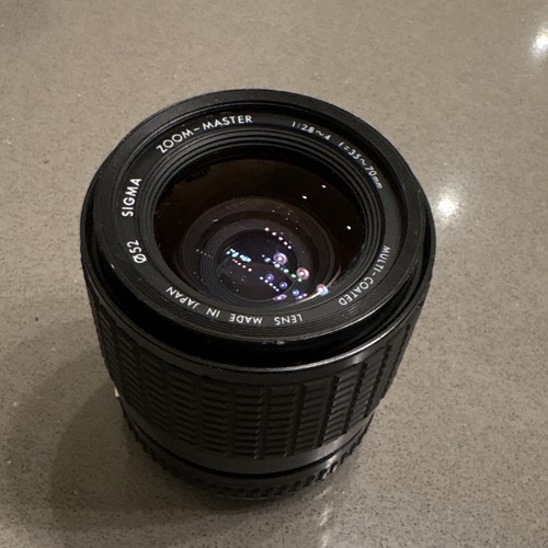Sigma zoom master 70mm - sigma, 35-70mm