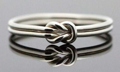 18k white gold plated love - white-gold,