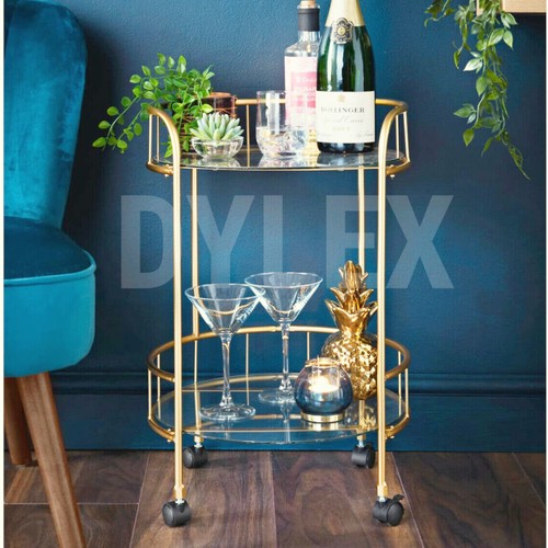 New gold drinks trolley - new, with