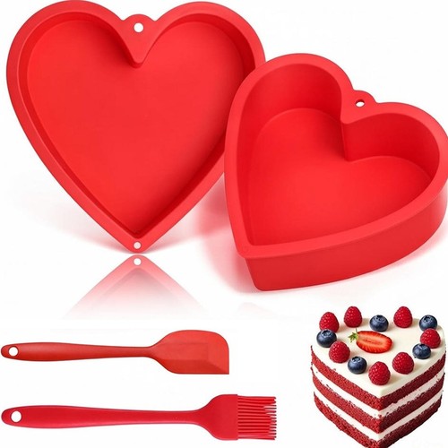Heart shaped cake tin set - heart,