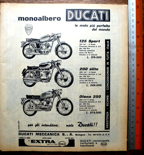 Advertising ducati monoalbero - advertising,