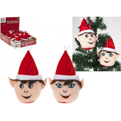 Elf head soft toy - elf,