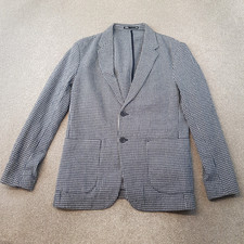 Zara Mens Jacket Large Blue