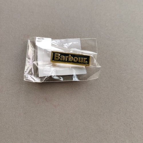 Barbour enamel lapel - barbour,