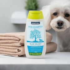 Blue Velvet Dog Shampoo for White Coats – Puppy Safe, Essential Oils
