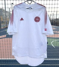 Vintage Denmark National Team away football shirt 03/04 EURO 2004 Adidas Size L