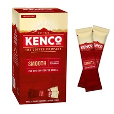 800 x  Kenco Smooth Instant Coffee Sachets (4 boxes of 200 x 1.8g Sticks)