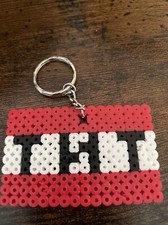 Hama Bead Mine Craft TNT homemade Keychain