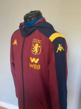 Authentic Aston Villa Kappa Football Jacket - Football Shirts - Size S