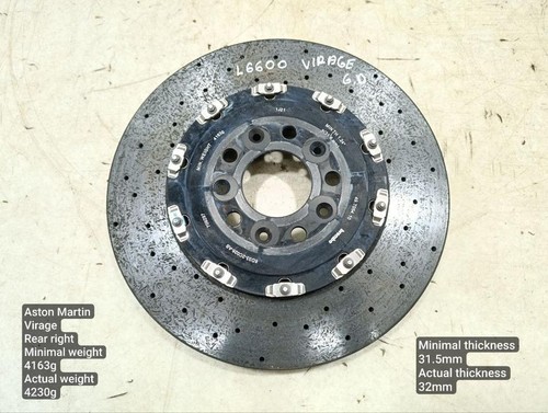 Brake disc aston martin virage - aston,