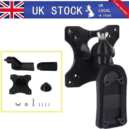 Pivoting black bracket - black, &
