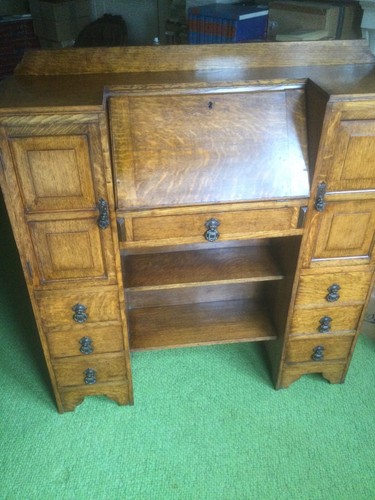 Art deco bureau bookcase - bureau,