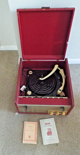 Vintage ecko record player - vintage,
