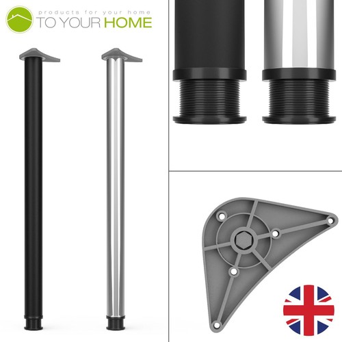 710mm black chrome - 710mm,