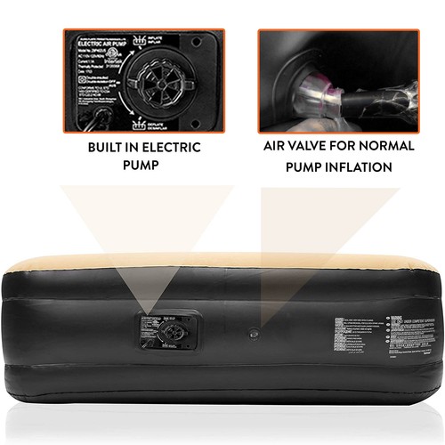 Inflatable high raised airbed - raised,