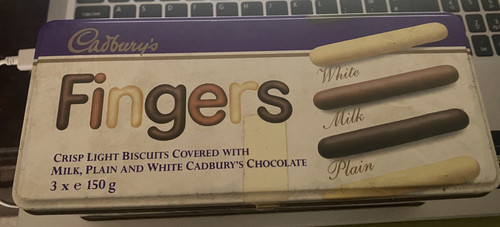 Cadbury fingers tin - cadbury,