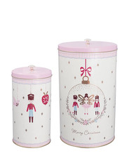 Greengate set of 2 Christmas tins NEW Cinderella Range NEW Shop stock