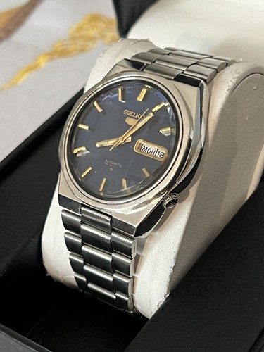 Seiko 6309 594a blue dial - seiko,