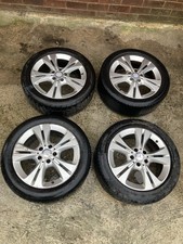 MERCEDES C CLASS W205 17" ALLOY WHEELS SET  WITH TYRES 225/50/R17 A2054014300
