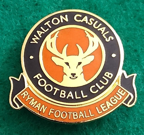 Walton casuals enamel badge - walton,