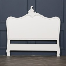 French Style Cream 5ft King Size Shabby Chic Freestanding Headboard
