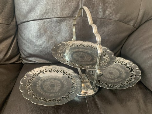 Vintage three tier folding - vintage,