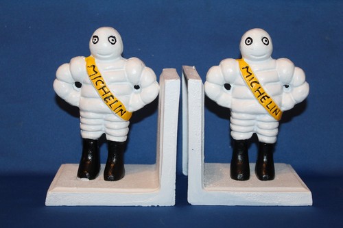 Cast metal michelin man - cast,