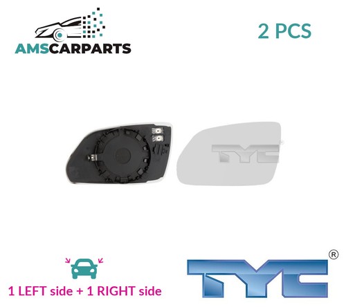 Rear view mirror glass pair - rear,