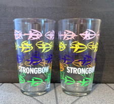 Strongbow Pint Glasses x 2 NEW