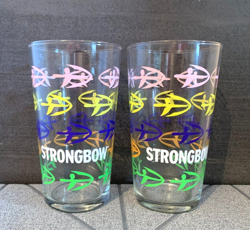 Strongbow pint glasses new - strongbow,