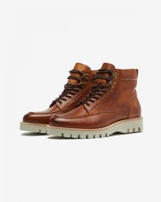 Oliver Sweeney Bolhas Mens Moc Toe Boots - Tan