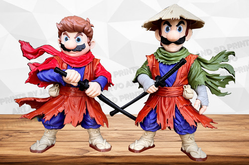 Mario and luigi ronin style - and,