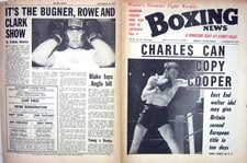Old Vintage Print Boxing 1970