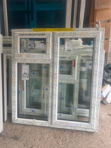 Brand new white upvc window