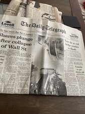 Daily Telegraph Newspaper Oct