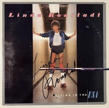 Linda Ronstadt Signed "Living