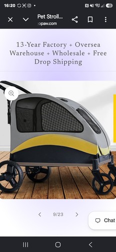 Bingopaw wheel foldable - 4-wheel, pet