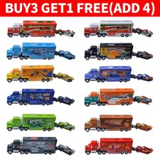 New Disney Pixar Cars Chick Hicks Lightning McQueen Mack Hauler Truck & Car Toys